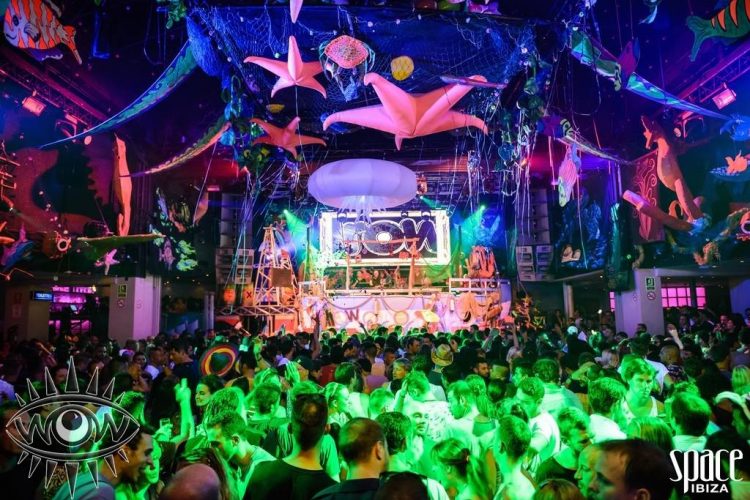Underwater themed decoration under the sea installation space ibiza elrow inflatable for hire wow deco