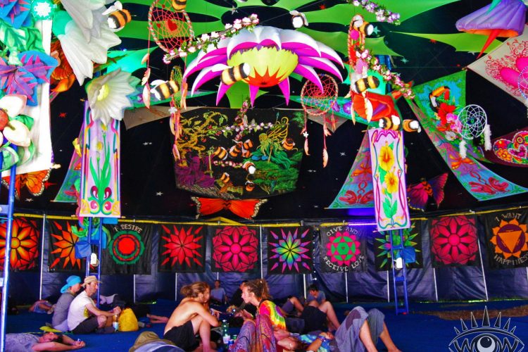 deco organico arte festivales creaciones pinturas zen arte fluorescente