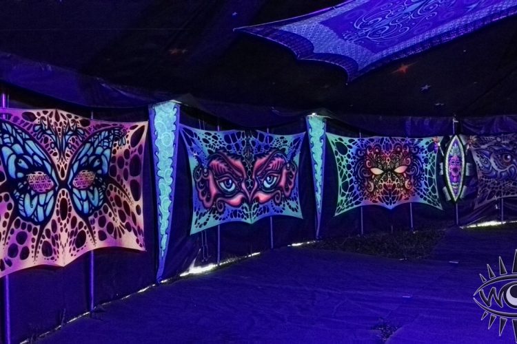 Festivales de fantasia arte inmersiva para eventos licras spray art