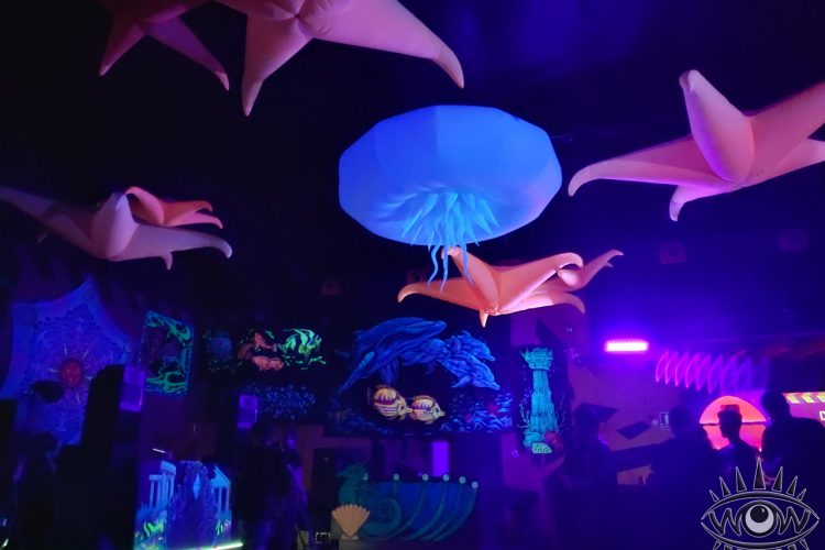 eventos tematizados mundo submarino arte inmersivo