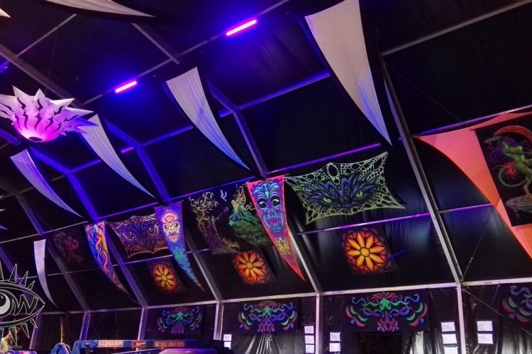 telas pintadas estilizadas evetnos grandes decoracion alquilado