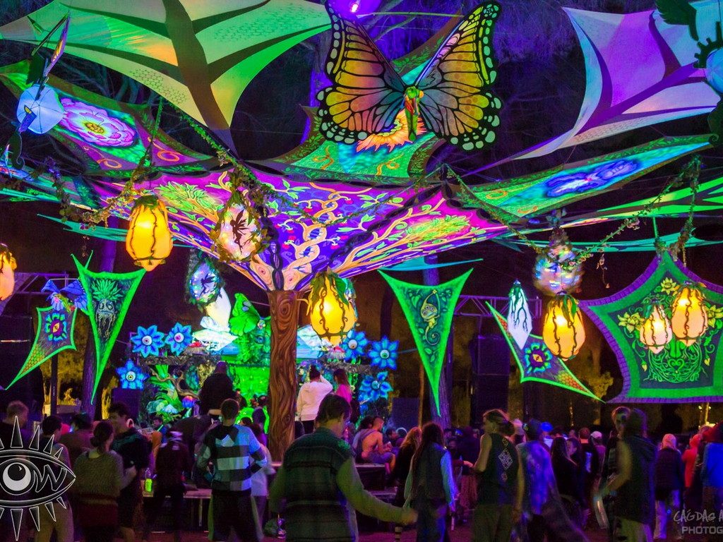 festival aire libre linternas de hada inflables mariposas gigantes