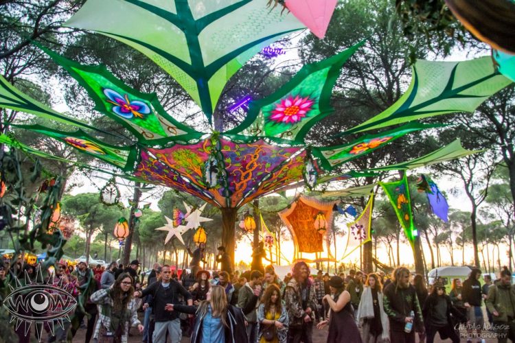 Eventos festivales de fantasia bosque encantado musica baile psicodelico